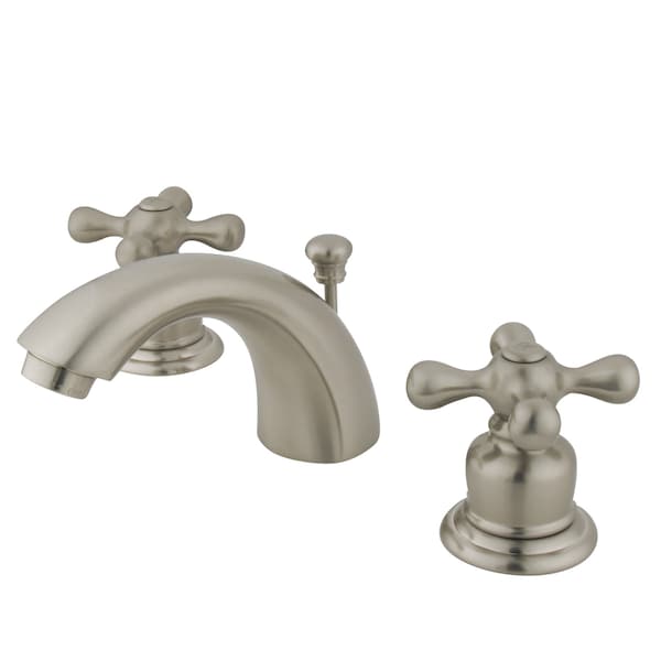 Mini-Widespread Bathroom Faucet, Brushed Nickel